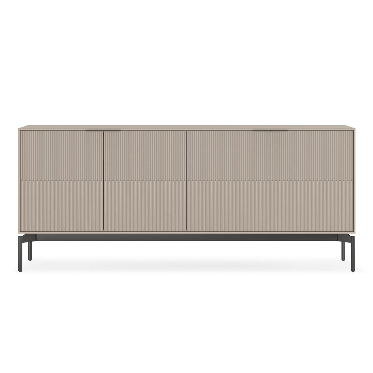 BDI Zig 7649 Storage Credenza (Dune Finish, Brushed Carbon)