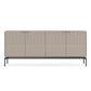 BDI Zig 7649 Storage Credenza (Dune Finish, Brushed Carbon)