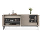 BDI Zig 7649 Storage Credenza (Dune Finish, Brushed Carbon)