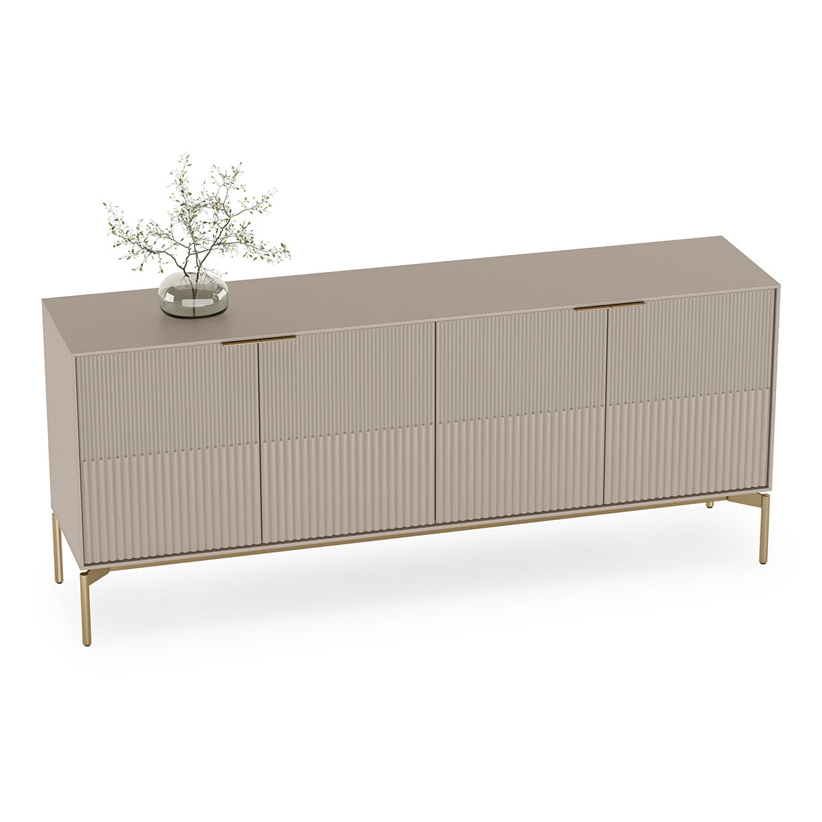 BDI Zig 7649 Storage Credenza (Dune, Brushed Brass)