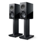 KEF Reference 1 Meta Bookshelf Speaker - Pair (High-Gloss Black/Grey)