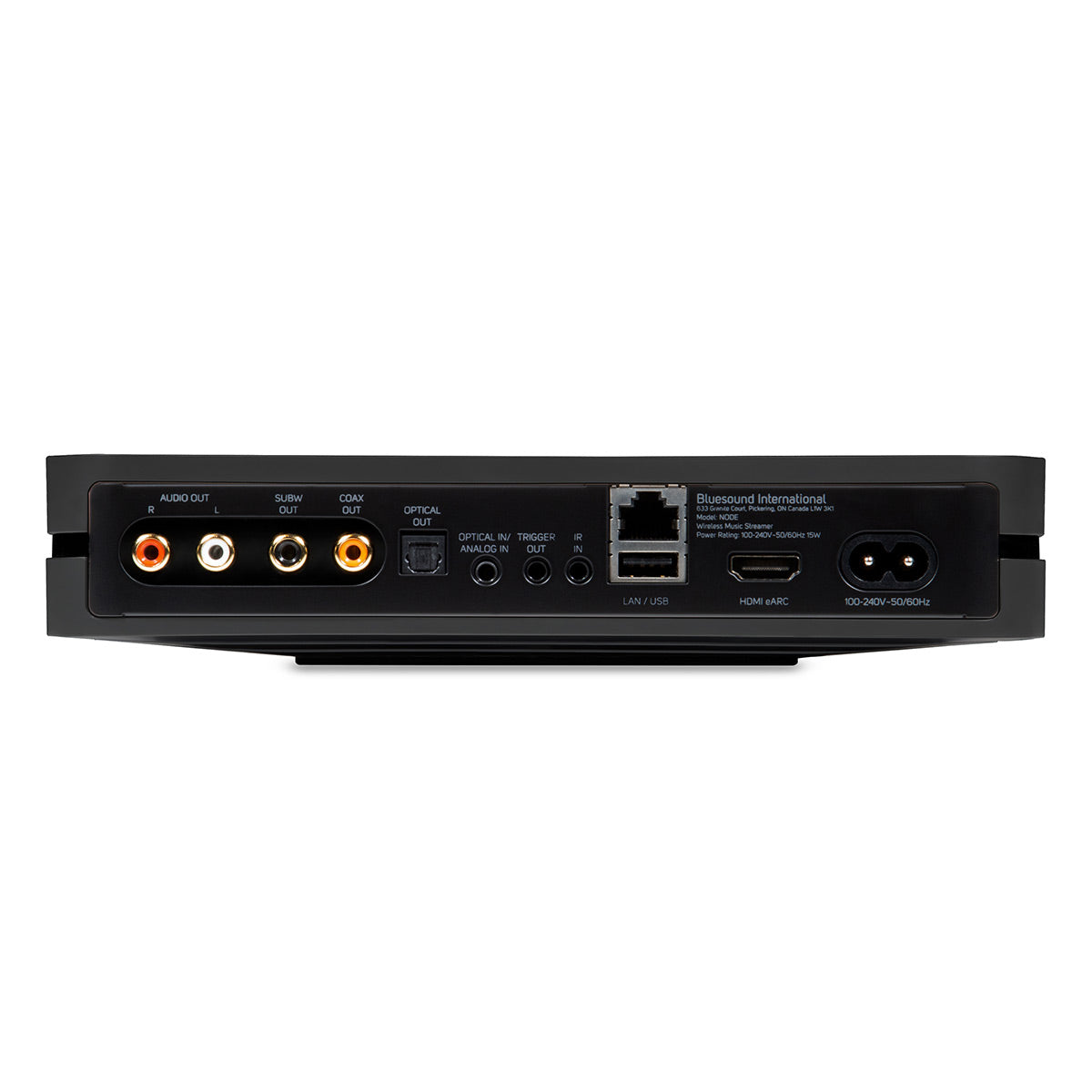 NAD Electronics C 328 Hybrid Digital Integrated Amplifier with Bluesound Node Wireless Multi-Room Hi-Res Music Streamer (Black)