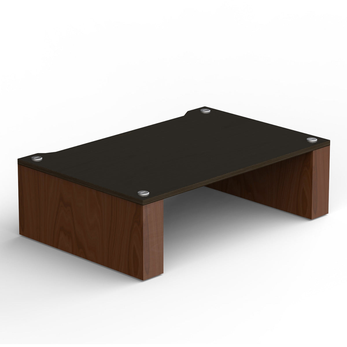 BLOK Stax 2G 170 Modular Stand Add-On Shelf (Black Ash/Natural Walnut)
