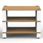 BLOK Stax 2G 3 Shelf Collection Modular Hi-Fi Stand (Natural Ash/Satin White)