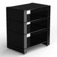 BLOK Stax 2G 4 Shelf Collection Modular Hi-Fi Stand (Black Glass/High Gloss Black)