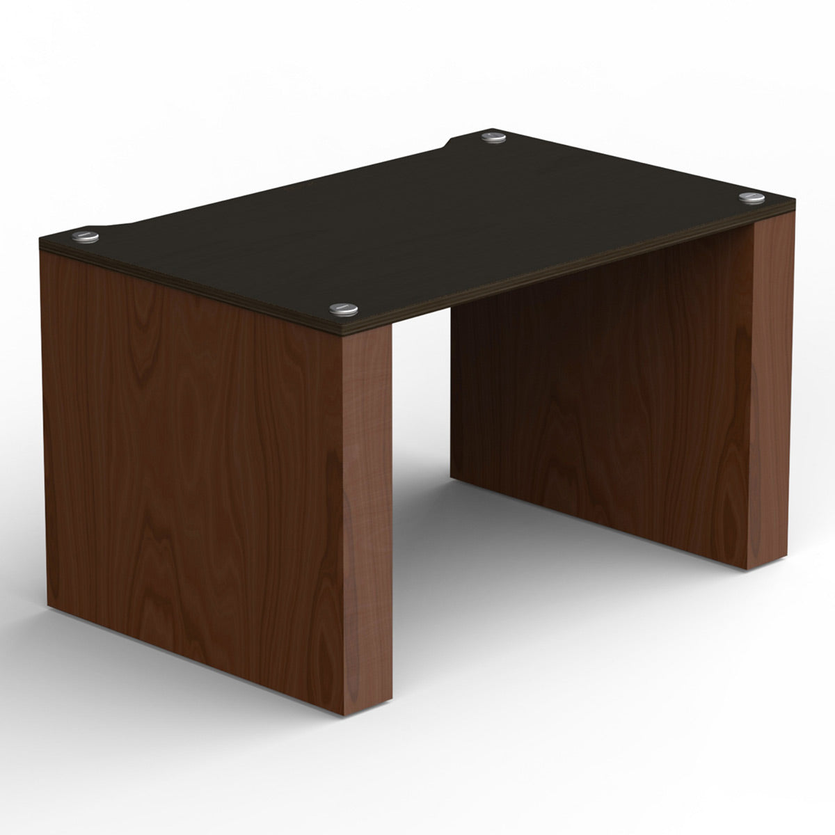 BLOK Stax 2G LP Modular Stand Add-On Turntable Shelf (Black Ash/Natural Walnut)