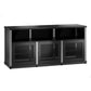 Salamander Designs Synergy 339 Triple AV Cabinet (Black Oak with Aluminum Posts)