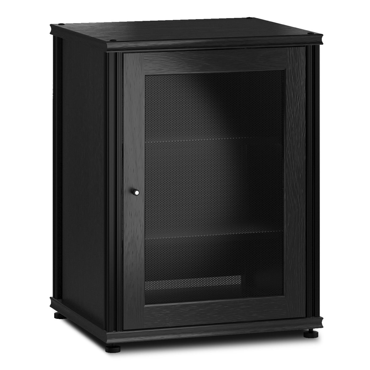 Salamander Designs Synergy 303 Single AV Cabinet (Black Oak with Black Posts)