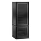 Salamander Designs Synergy 603 Single AV Cabinet (Black Oak with Black Posts)