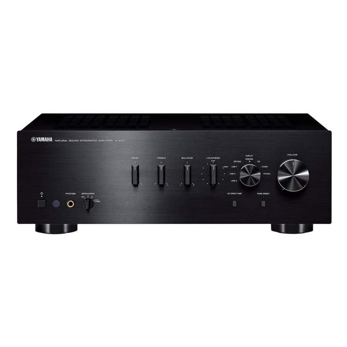 Yamaha A-S701 Amplifier Bundle with AudioQuest Jack Russell Cable (Black)