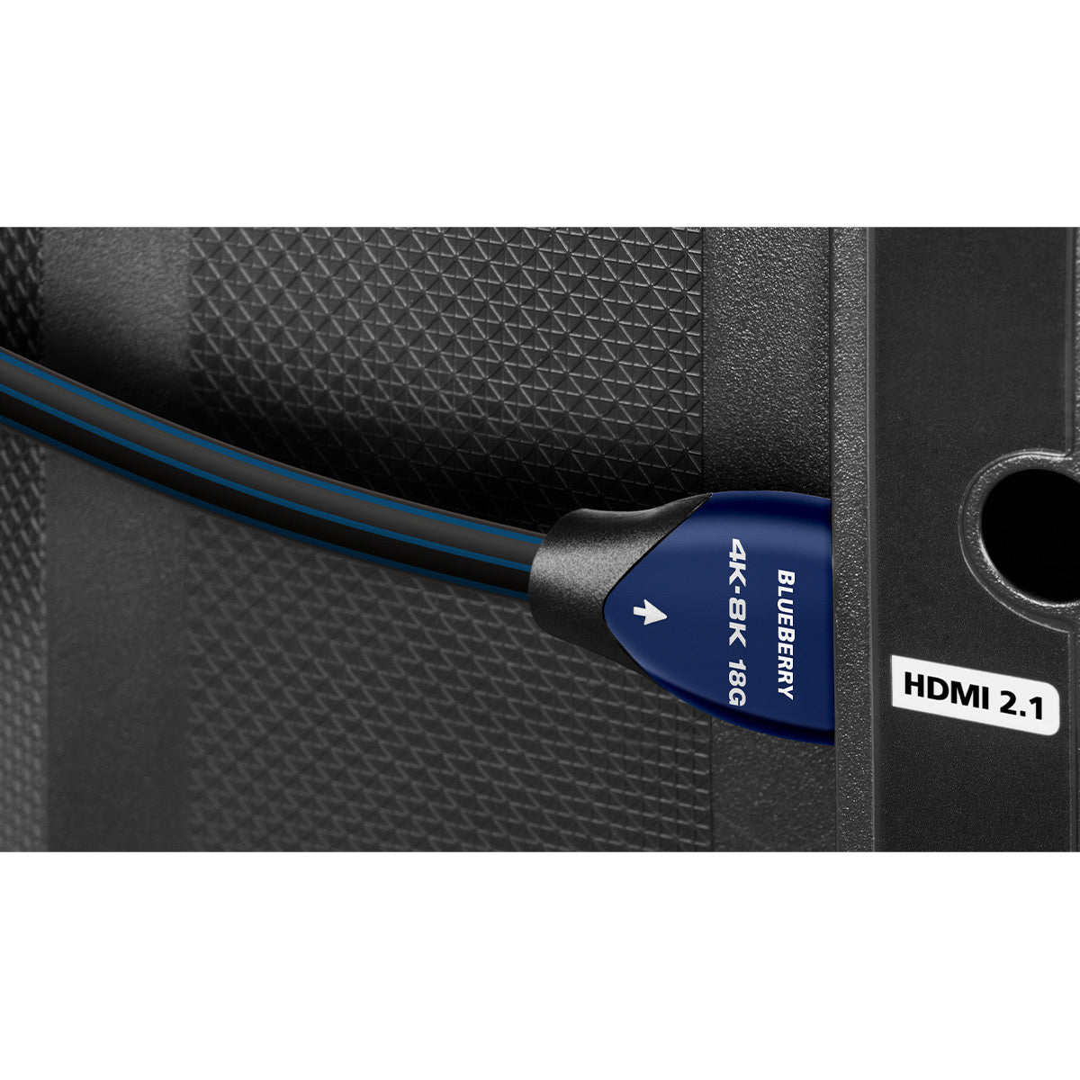 AudioQuest BlueBerry 4K-8K 18Gbps HDMI Cable - 7.38 ft. (2.25m) - Pair