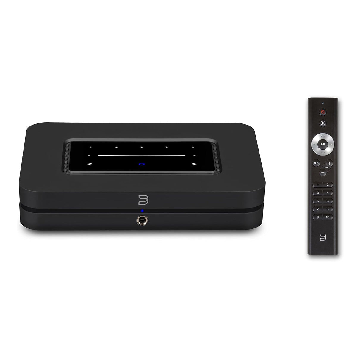Bluesound Node Wireless Music Streamer with RC1 Remote - Gen 4 (Black)