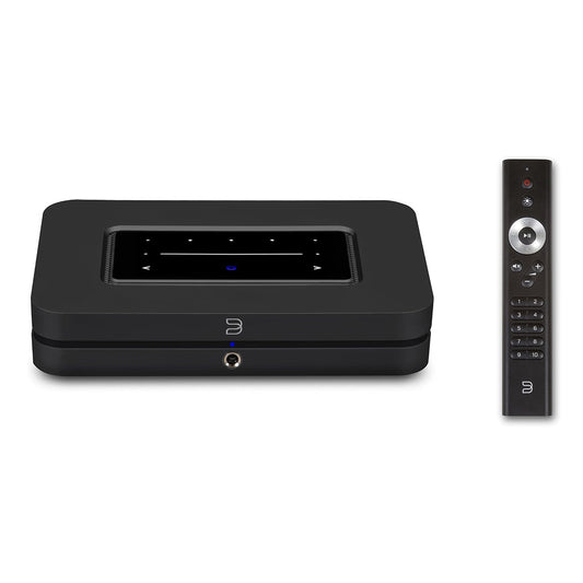 Bluesound Node Wireless Music Streamer (Gen 4) with RC1 Remote (Black)
