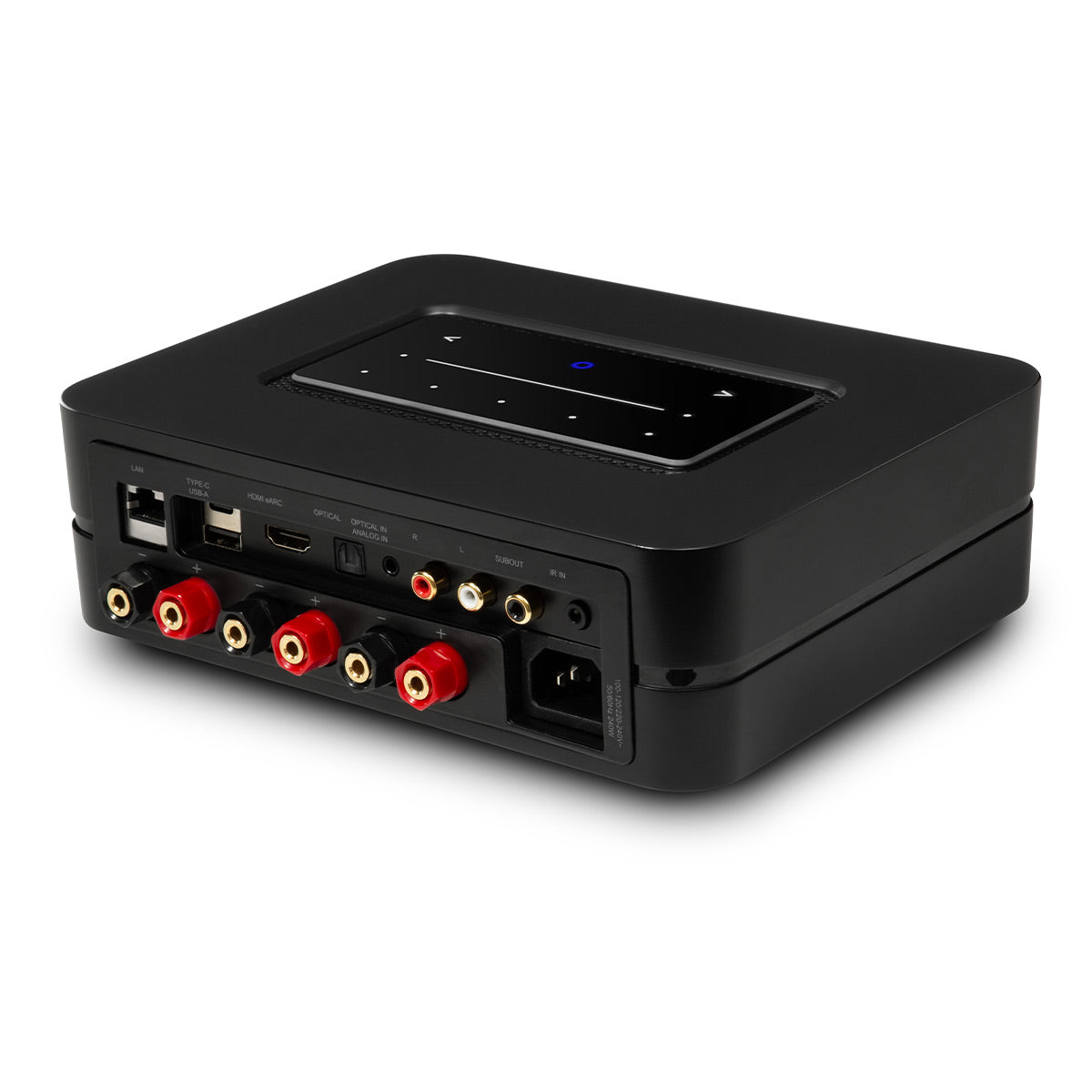Bluesound Powernode Multi-Room Wireless Music Streaming Amplifier with RC1 Remote (Black)