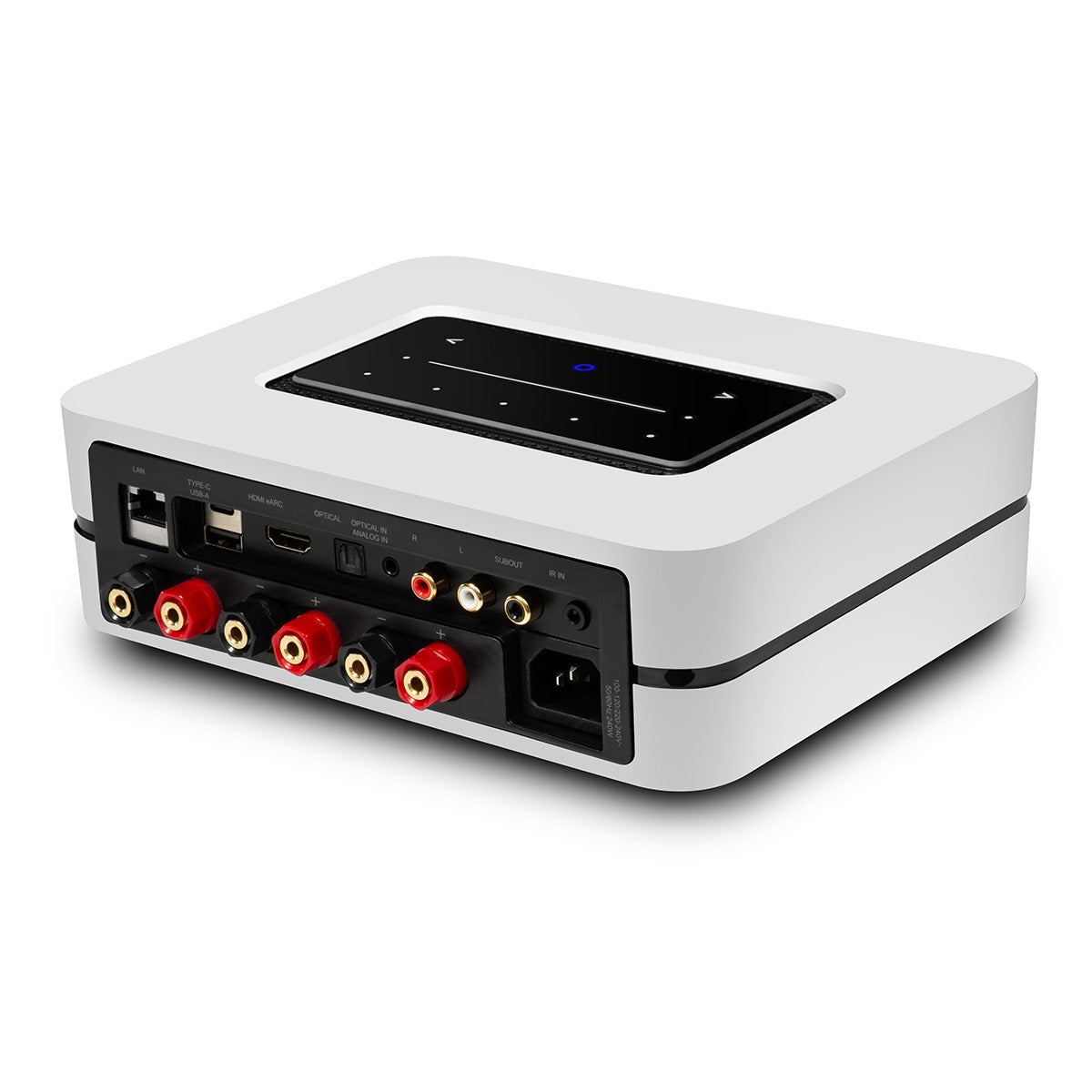 Bluesound Powernode Multi-Room Wireless Music Streaming Amplifier with RC1 Remote (White)