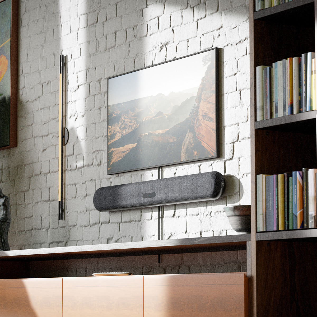 Bluesound PULSE CINEMA MINI Multi-Room Streaming Soundbar (Black)