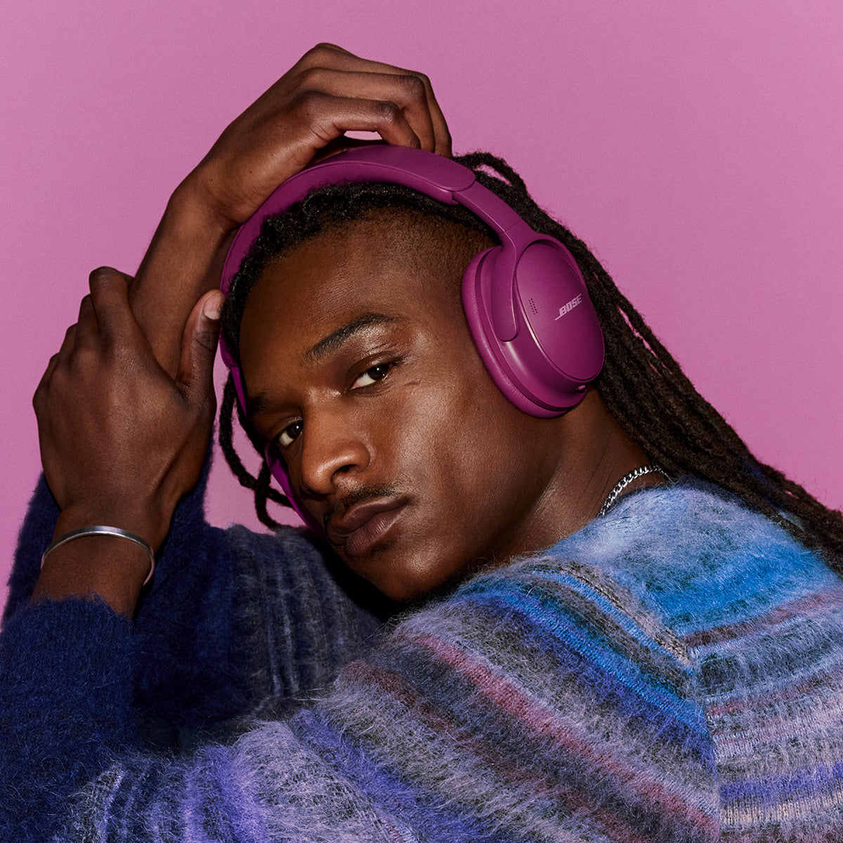 Bose QuietComfort Headphones (2nd Gen, Rosewood Mauve)