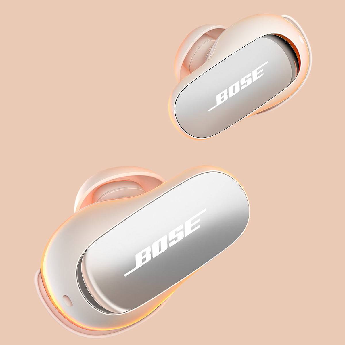 Bose QuietComfort Ultra Wireless Noise Cancelling Earbuds (2nd Gen, White Smoke)