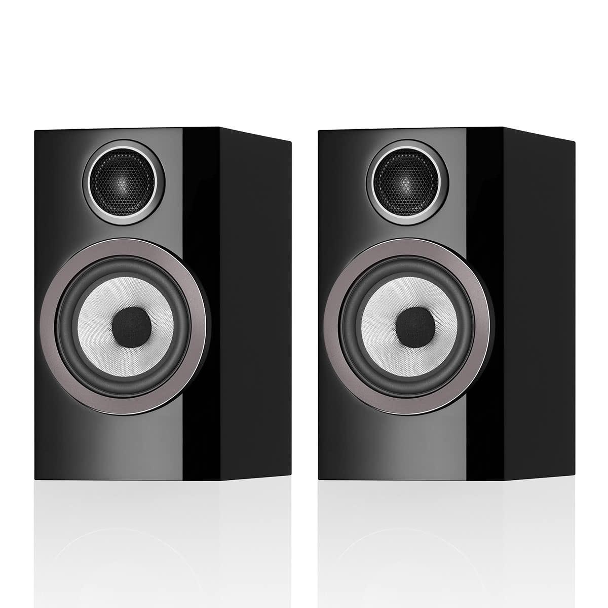 Bowers & Wilkins 707 S3 2-Way Bookshelf Speakers - Pair (Gloss Black)