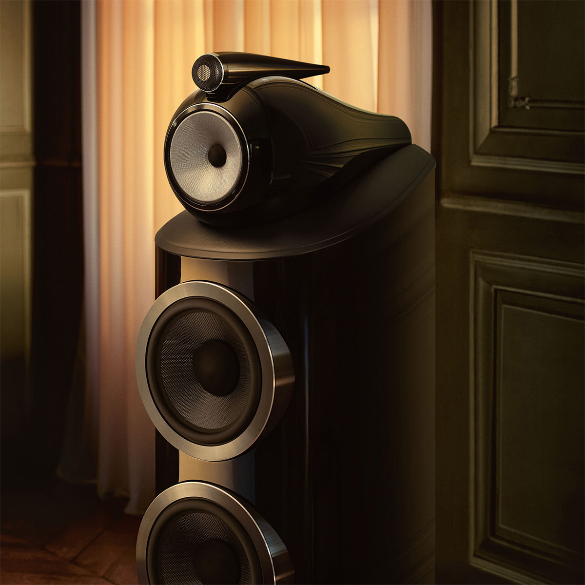 Bowers & Wilkins 801 D5 Diamond Series 3-Way Floorstanding Speaker - Each (Stealth Black)