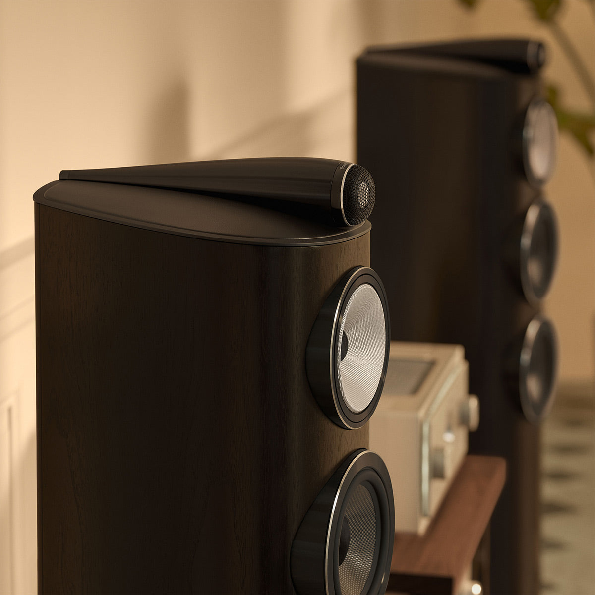 Bowers & Wilkins 804 D5 Diamond Series 3-Way Floorstanding Speaker - Each (Dark Walnut)