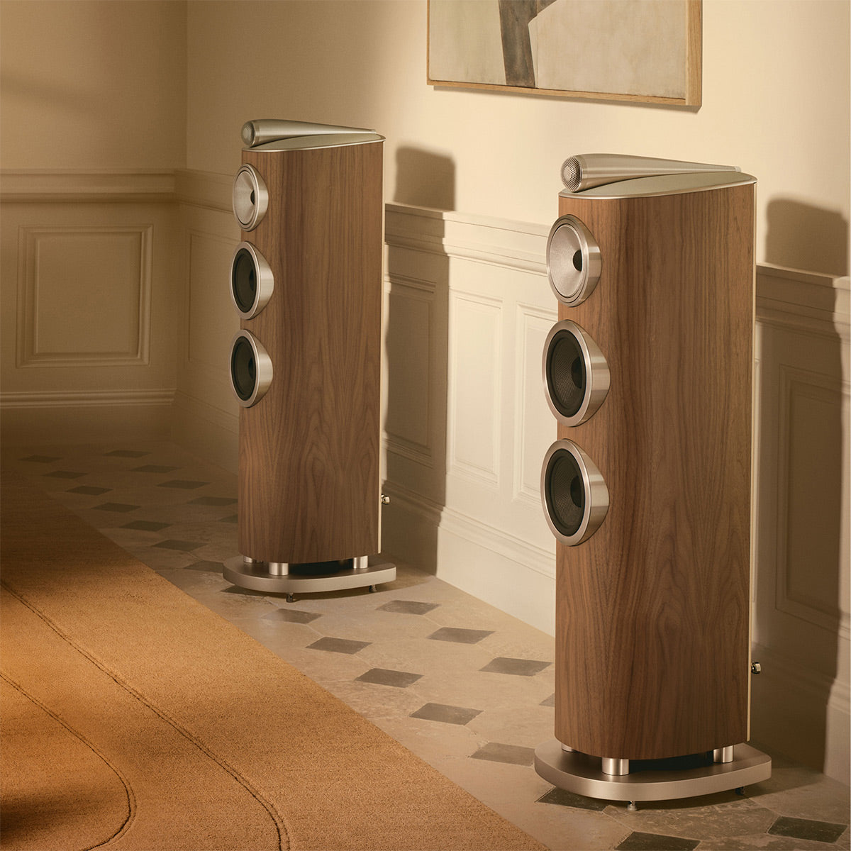 Bowers & Wilkins 804 D5 Diamond Series 3-Way Floorstanding Speaker - Each (Light Walnut)