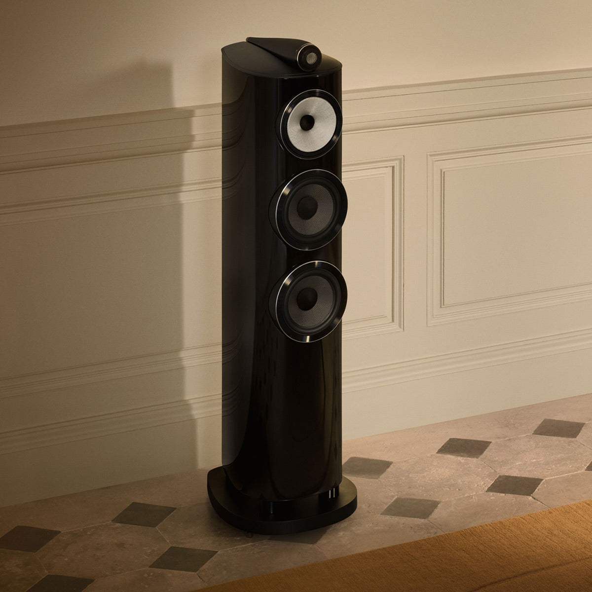 Bowers & Wilkins 804 D5 Diamond Series 3-Way Floorstanding Speaker - Each (Stealth Black)