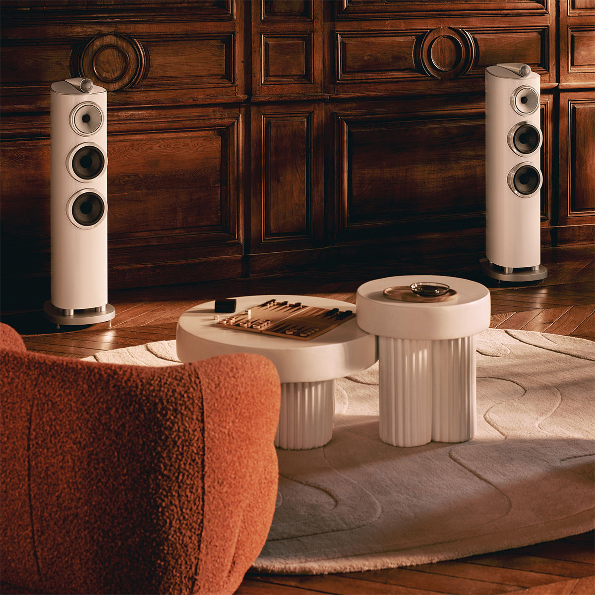 Bowers & Wilkins 804 D5 Diamond Series 3-Way Floorstanding Speaker - Each (Warm White)