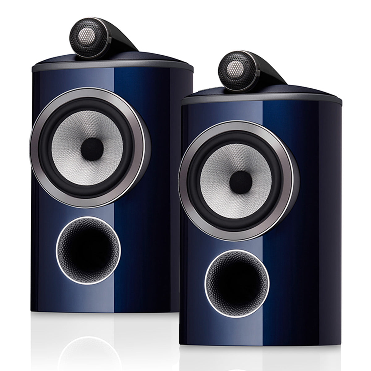 Bowers & Wilkins 805 D4 Signature 2-Way Bookshelf Speaker - Pair (Midnight Blue Metallic)