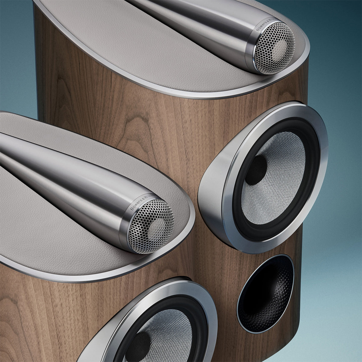 Bowers & Wilkins 805 D5 Diamond Series 3-Way Bookshelf Speaker - Each (Light Walnut)
