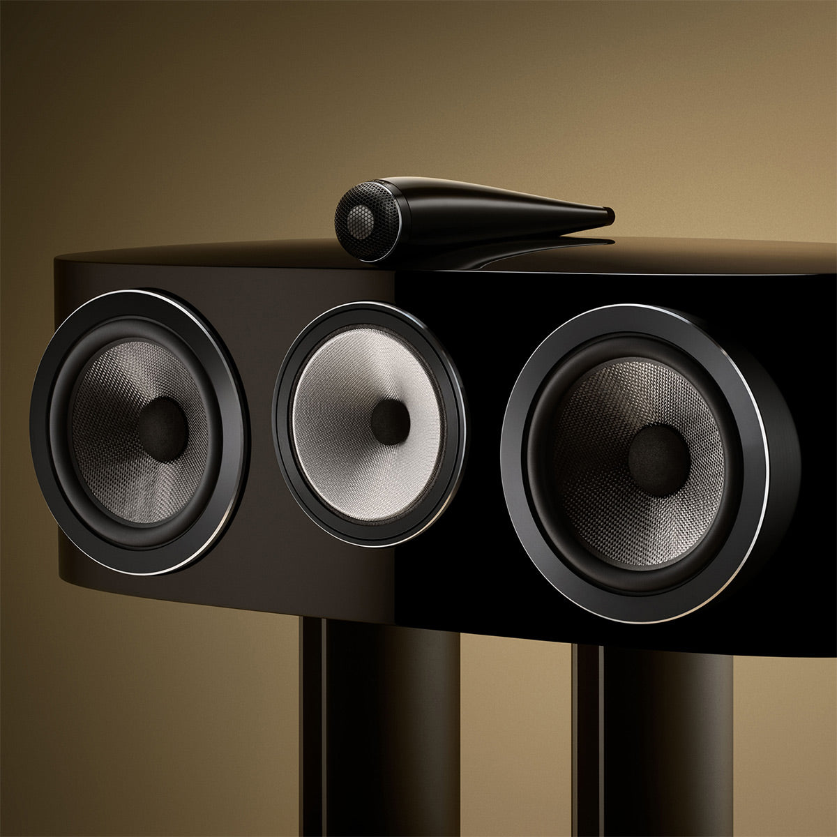 Bowers & Wilkins HTM81 D5 Diamond Series 3-Way Center Channel Speaker (Stealth Black)