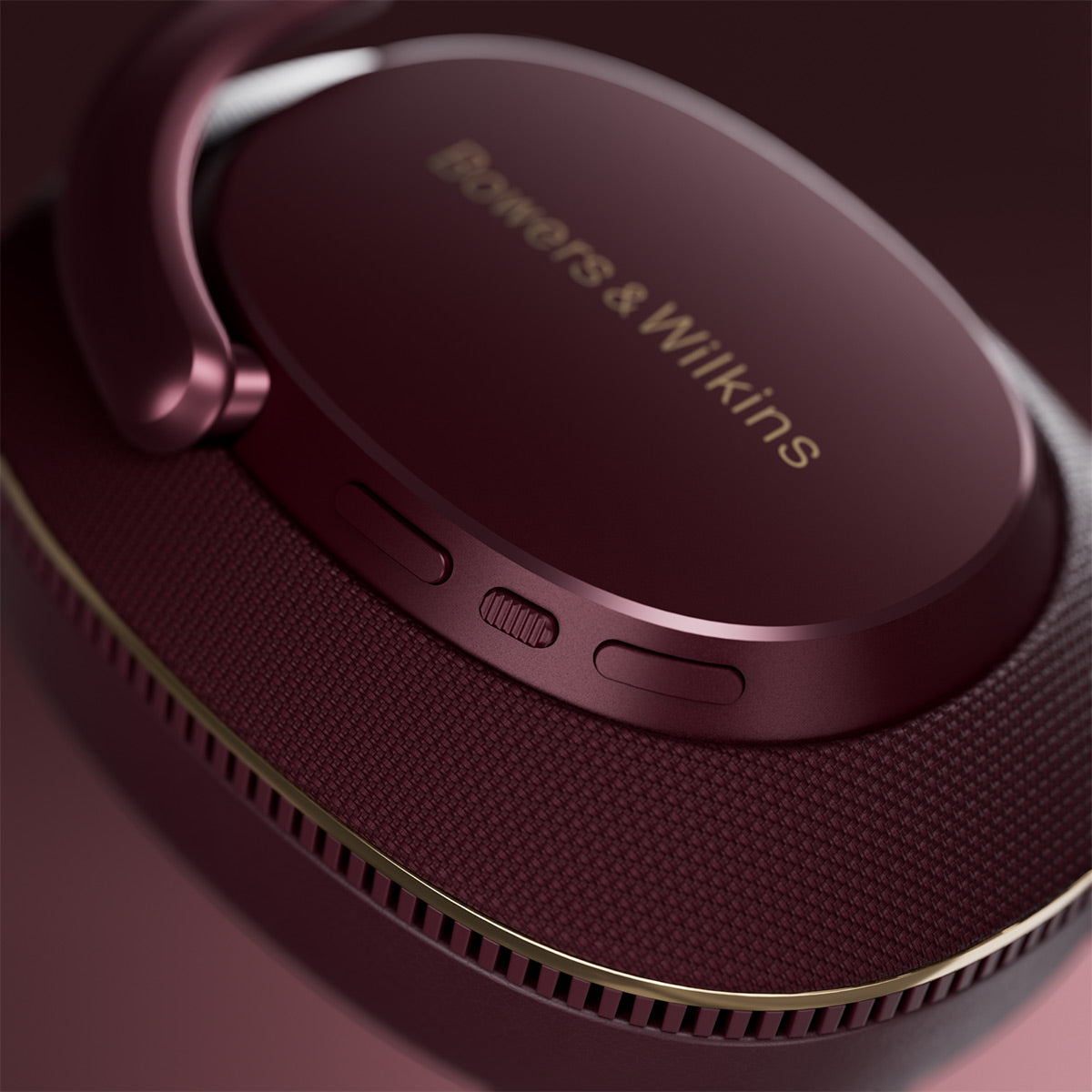 Bowers & Wilkins Px7 S3 Wireless Noise Canceling Bluetooth Headphones (Vintage Maroon)