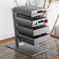 Burson Audio Mothership Equipment Stand - 4 Levels (Silver)