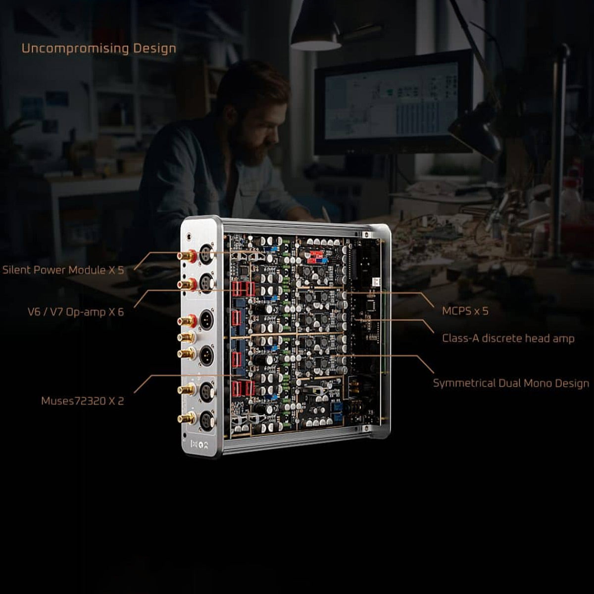 Burson Audio Soloist GT4 Balanced Headphone Amplifier & Preamp (Deluxe)