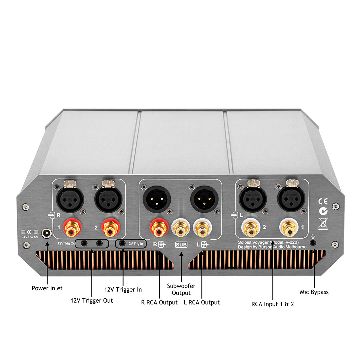 Burson Audio Soloist Voyager Balanced Headphone Amplifier & Preamp (Deluxe)