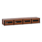 Salamander Designs Synergy 147 Quad AV Cabinet (Cherry with Black Posts)