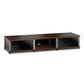 Salamander Designs Synergy 131 Triple AV Cabinet (American Cherry with Black Glass Doors & Aluminum Posts)