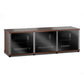 Salamander Designs Synergy 237 Triple AV Cabinet (American Cherry with Black Glass & Aluminum Posts)