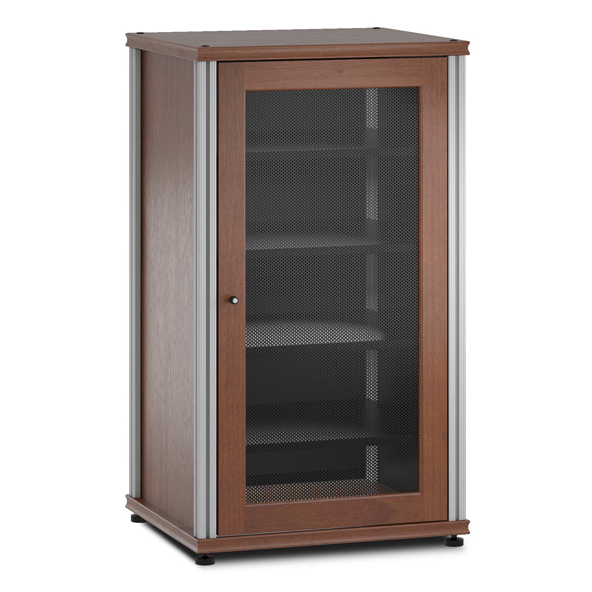 Salamander Designs Synergy 402 AV Cabinet (American Cherry with Aluminum Posts)