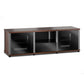 Salamander Designs Synergy 236 Triple AV Cabinet (American Cherry with Black Glass & Aluminum Posts)