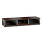 Salamander Designs Synergy 134 Triple AV Cabinet (American Cherry with Black Glass Doors & Aluminum Posts)
