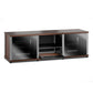 Salamander Designs Synergy 233 Triple AV Cabinet (American Cherry with Black Glass & Aluminum Posts)