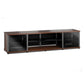Salamander Designs Synergy 248 Quad AV Cabinet (American Cherry with Black Glass Doors & Aluminum Posts)