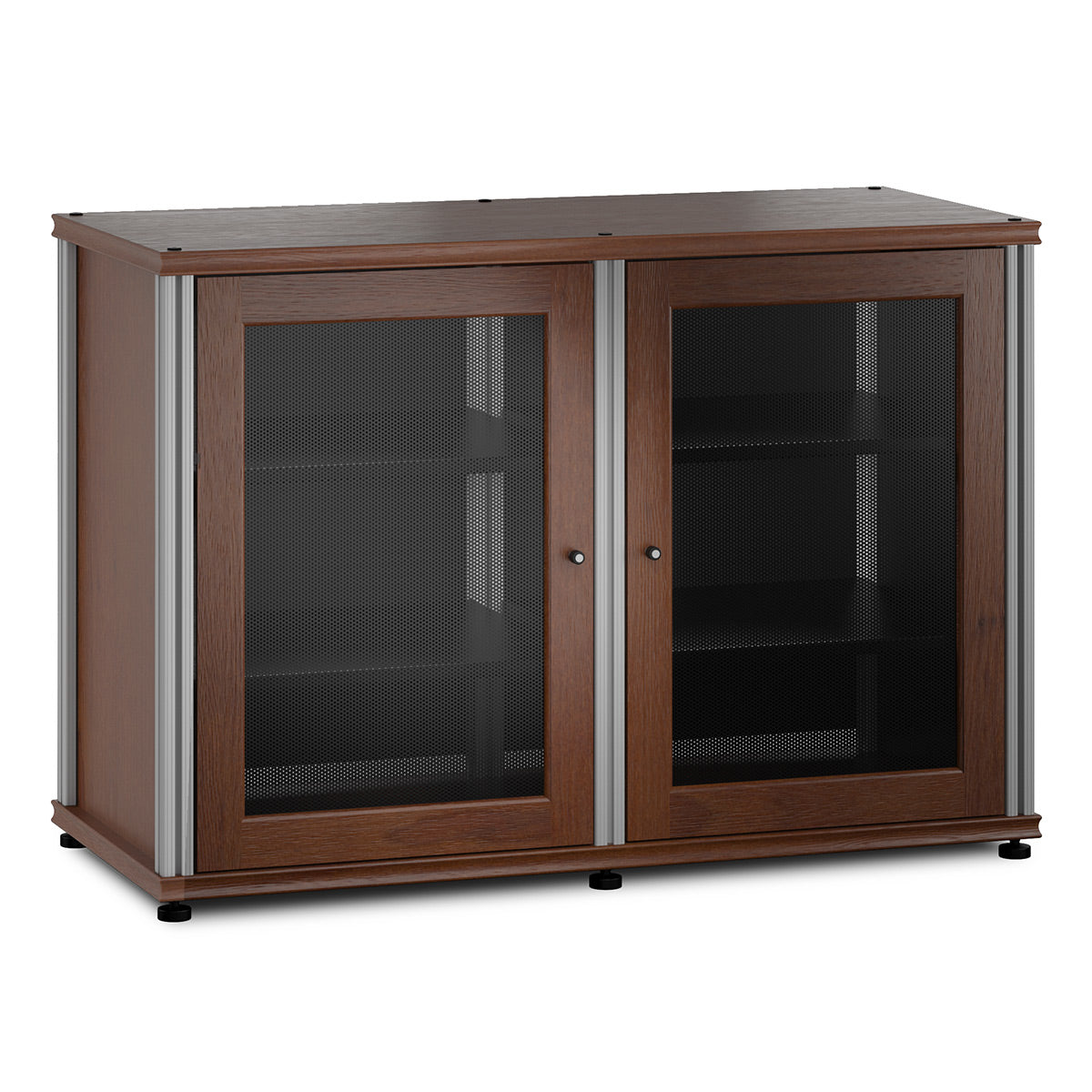 Salamander Designs Synergy 323 Twin AV Cabinet (American Cherry with Aluminum Posts)