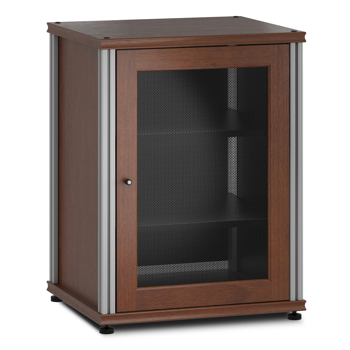 Salamander Designs Synergy 303 Single AV Cabinet (American Cherry with Aluminum Posts)