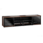 Salamander Synergy 243 Quad AV Cabinet (American Cherry with Black Glass Doors & Black Posts)