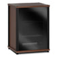 Salamander Designs Synergy 303 Single AV Cabinet (American Cherry with Black Glass & Black Posts)