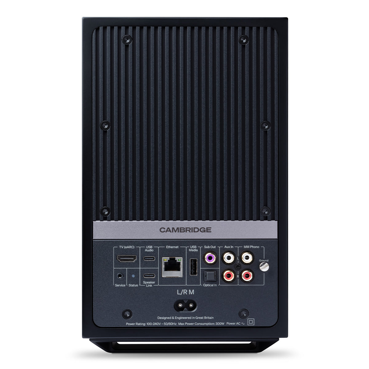 Cambridge Audio L/R M Compact Wireless Active Stereo Speakers - Pair (Black)