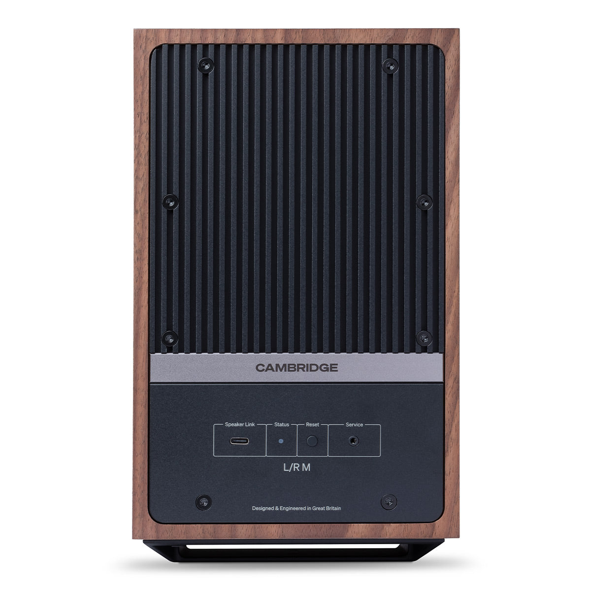 Cambridge Audio L/R M Compact Wireless Active Stereo Speakers - Pair (Walnut)