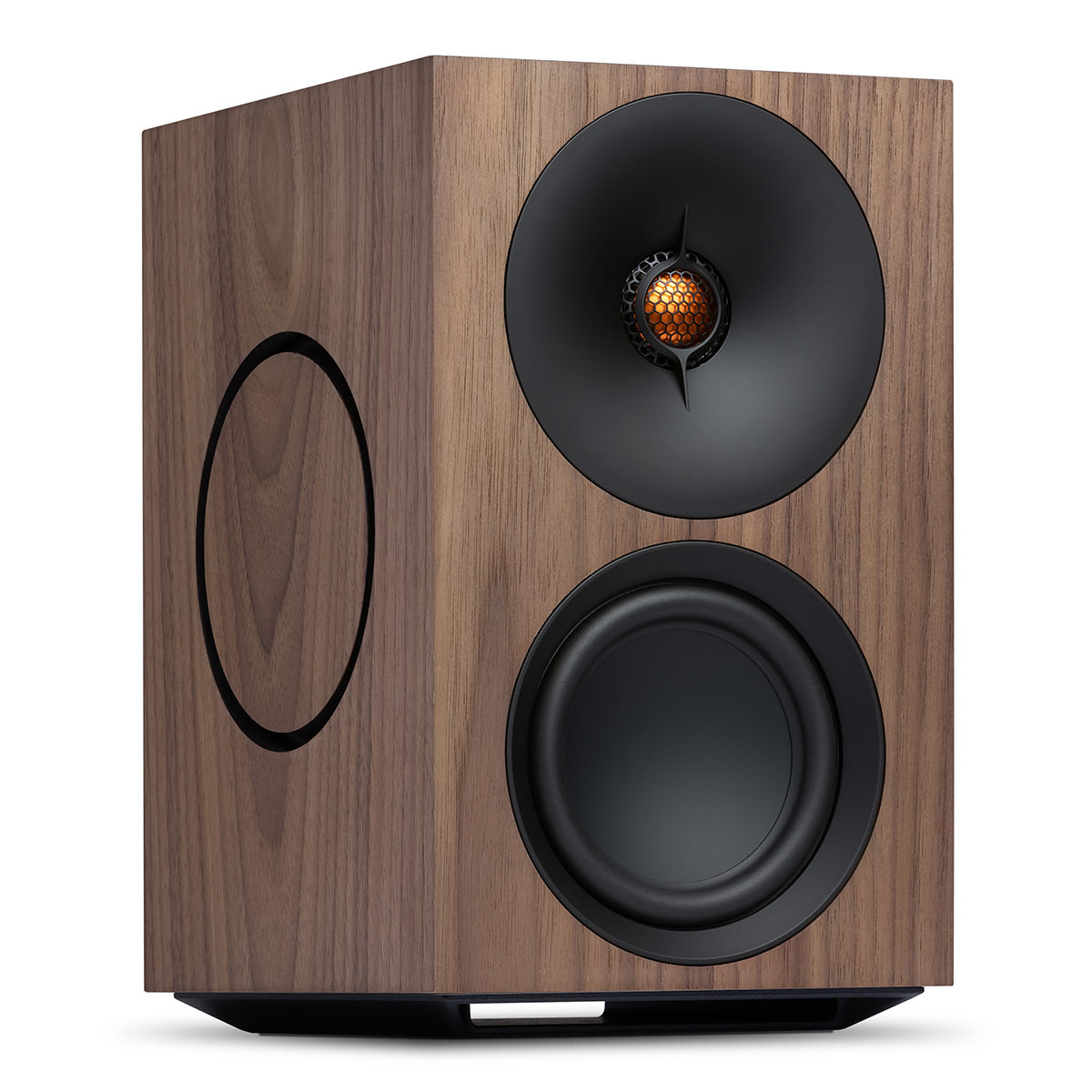 Cambridge Audio L/R M Compact Wireless Active Stereo Speakers - Pair (Walnut)